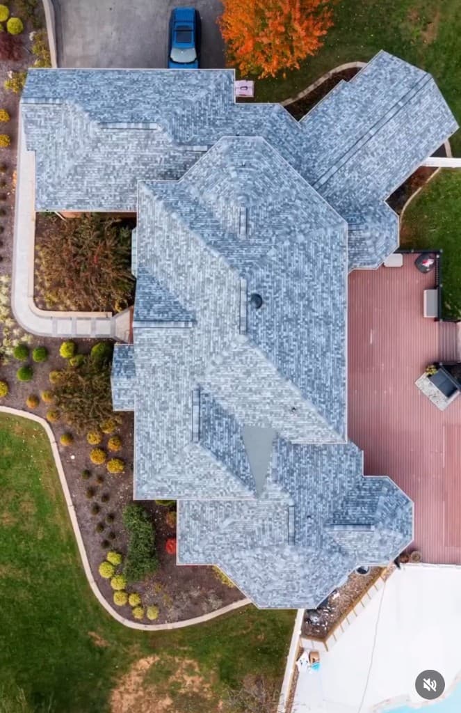 Luxury estate — designer shingle replacement