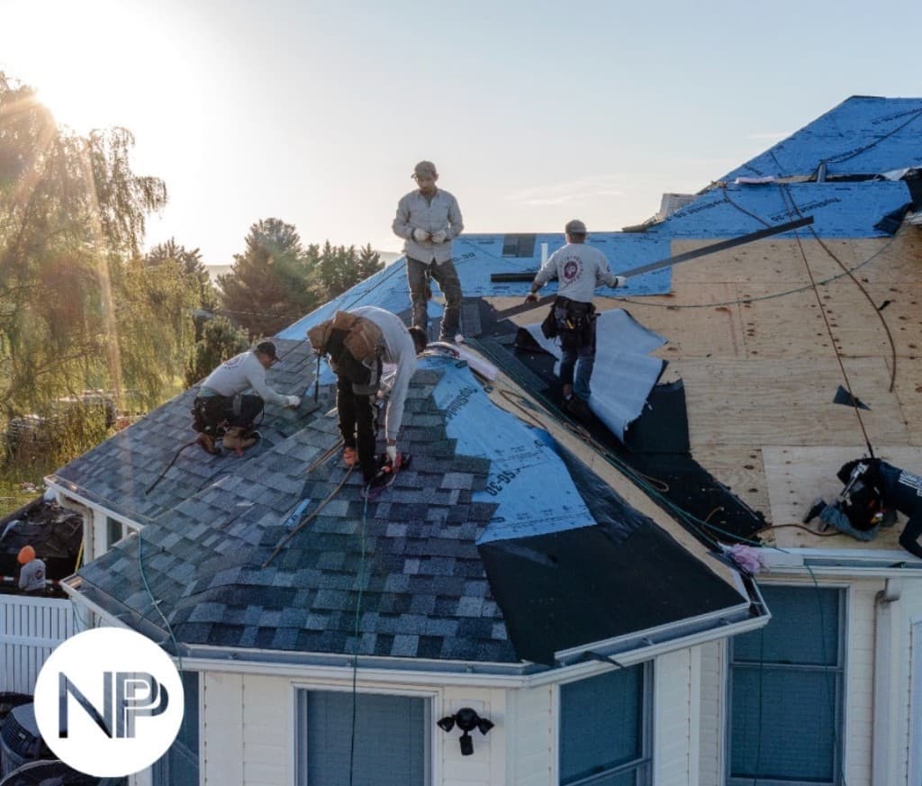 Complex roofline installation